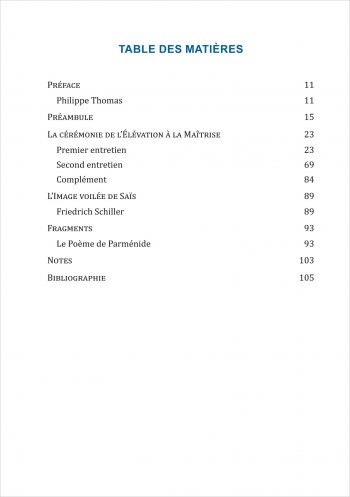 L'ésotérisme de l'Élévation au Rite Français