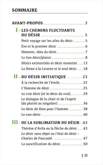 Le vrai Désir - De la chair à l'esprit