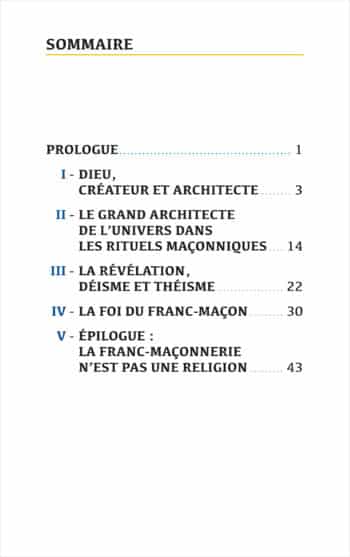 Le Grand Architecte de l'Univers