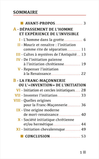 De l'initiation à l'initiation maçonnique