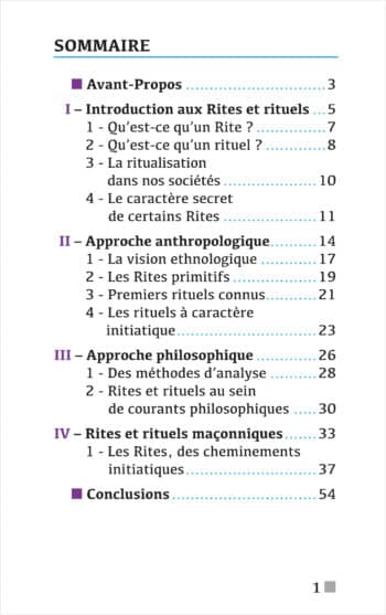 Rites et Rituels