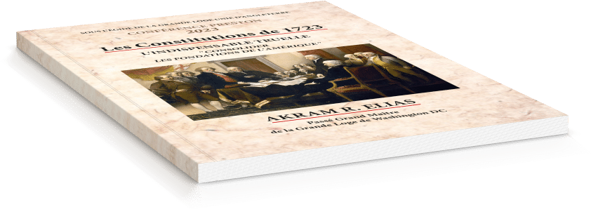Conférence Preston 2023 - Constitutions de 1723, l'indispensable truelle : "consolider les fondations de l’Amérique", Akram R. Elias