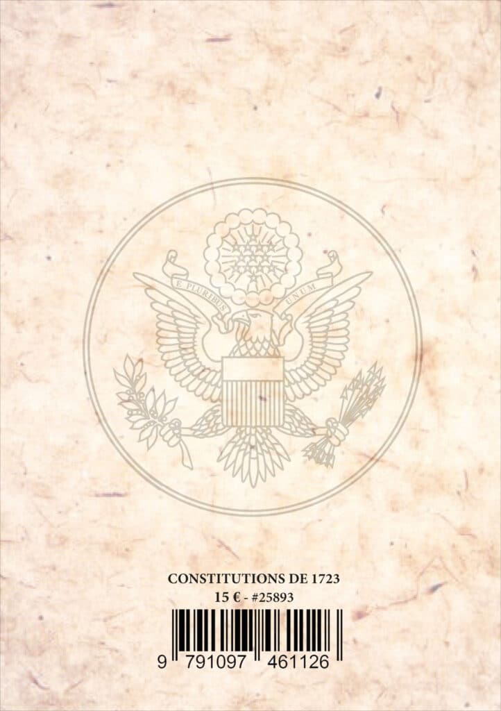 Conférence Preston 2023 - Constitutions de 1723, l'indispensable truelle : "consolider les fondations de l’Amérique", Akram R. Elias